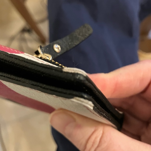 COPY - Kate Spade pink, white, black bifold wallet - Picture 7 of 7
